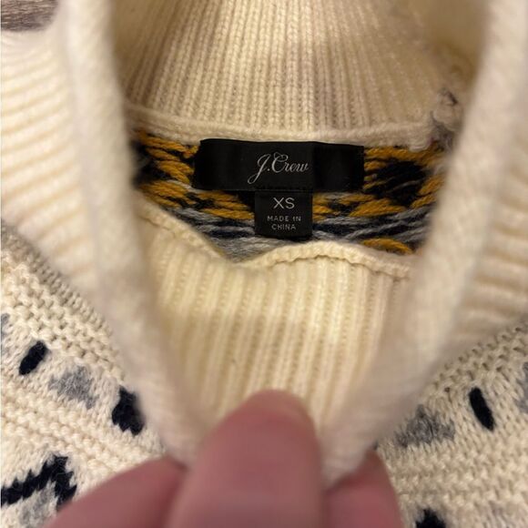 J. Crew Geometric Sweater - Picture 2 of 5